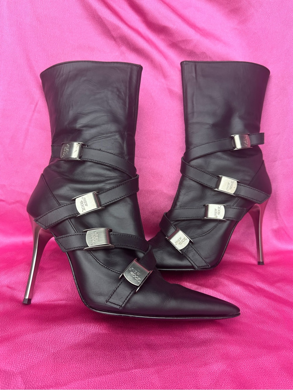 🖤New Rock Queen Strapped Stiletto Boots🖤